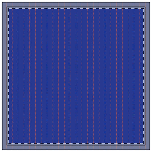 Napkins | Bright Blue & Orange | Pinstripe
