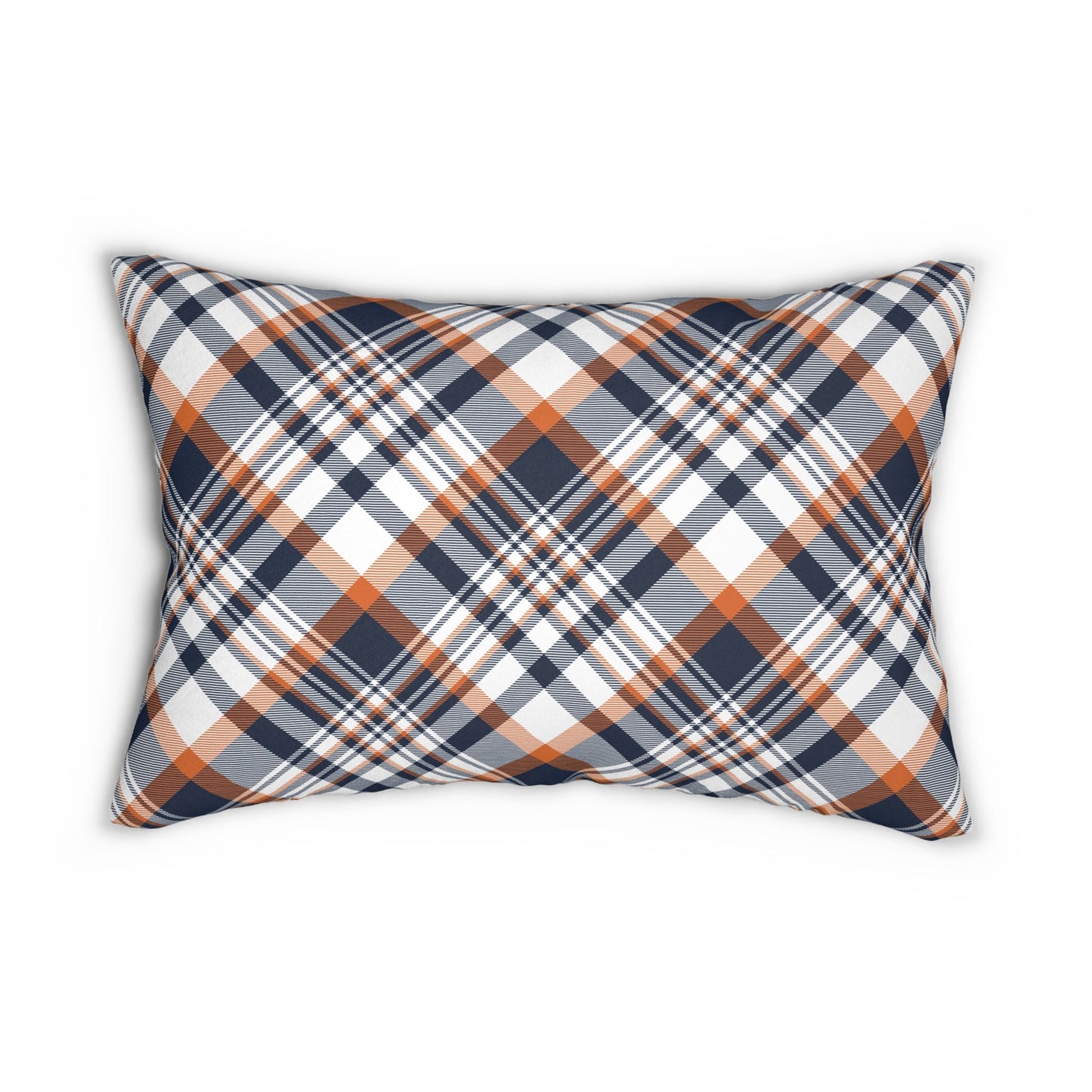 Pillow | Orange & Blue | Tartan