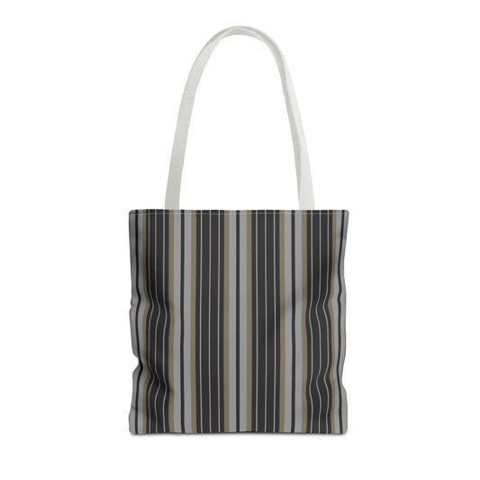 Tote Bags | Black & Gold | Stripe