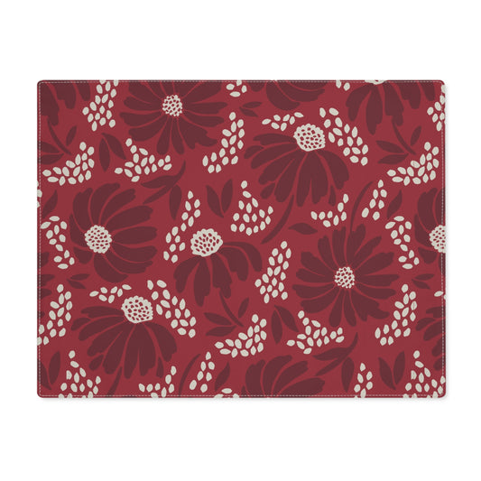 Placemat | Maroon & White | Bellis