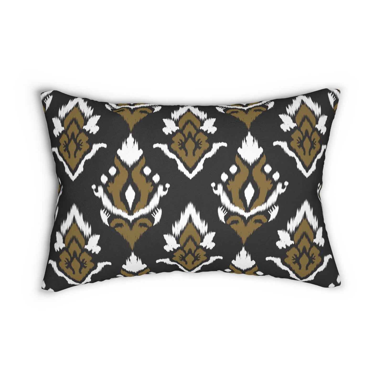 Pillow | Black & Gold | Ikat