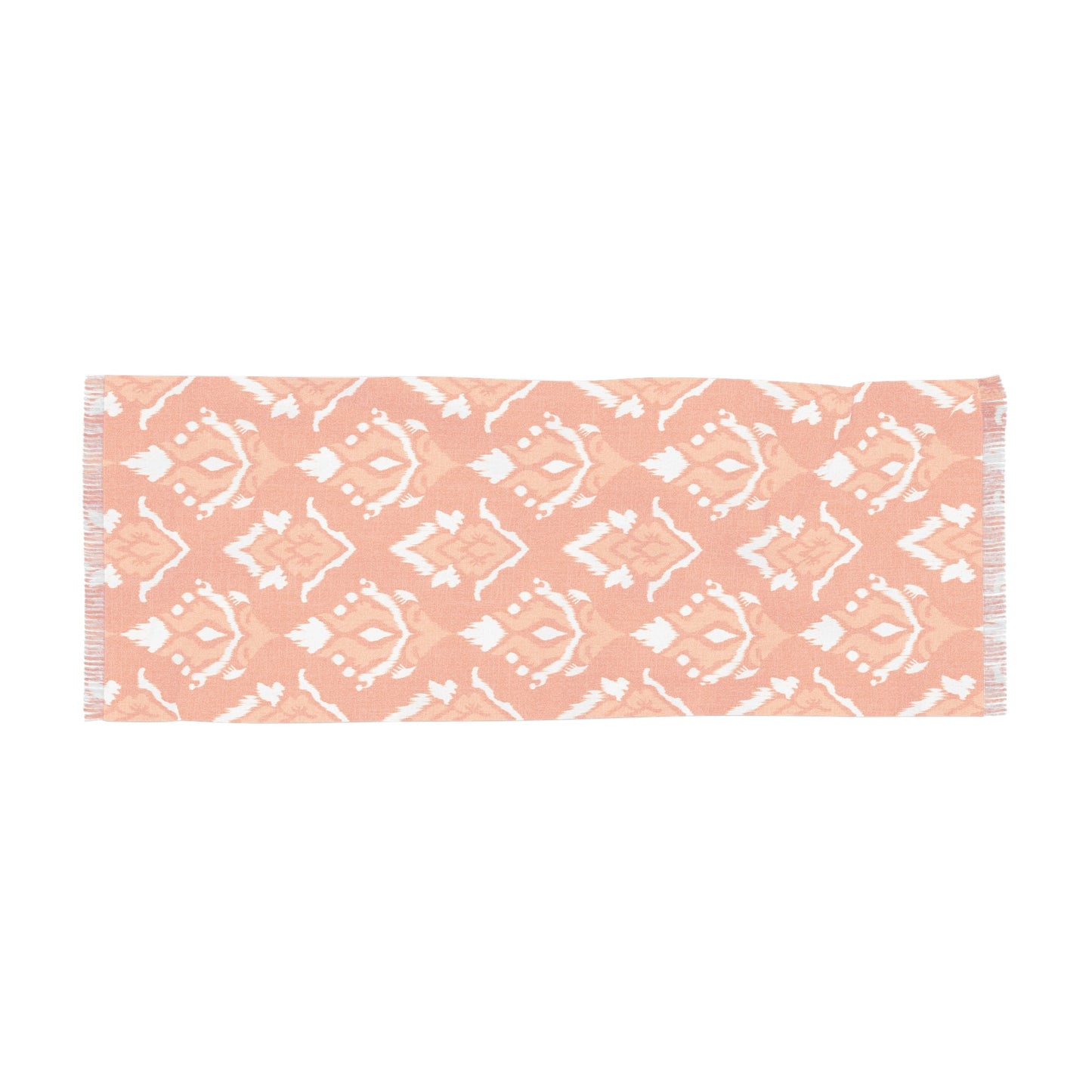 Scarf | Orange & White | Ikat