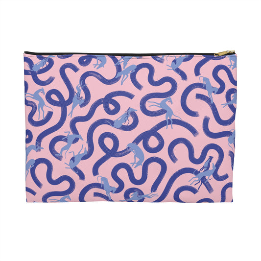 Accessory Pouch | Greyhounds | Pink Ribbon