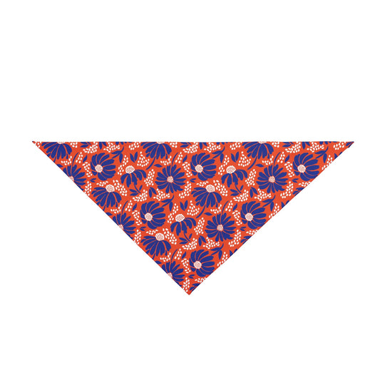 Pet Bandana | Bright Blue & Orange | Bellis