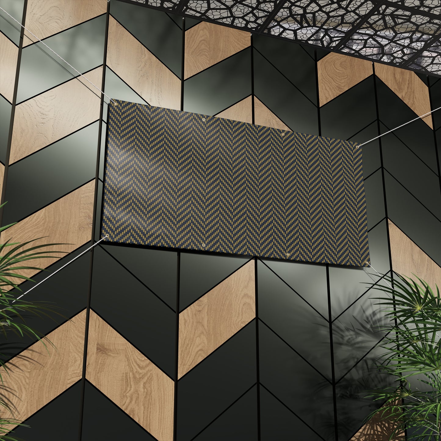 Banner | Notre Dame, Indiana | Herringbone
