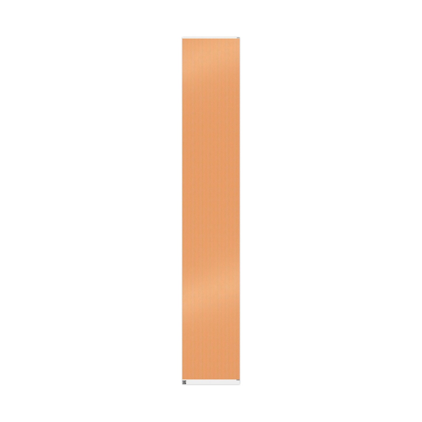 Gift Wrap | Orange & White | Herringbone