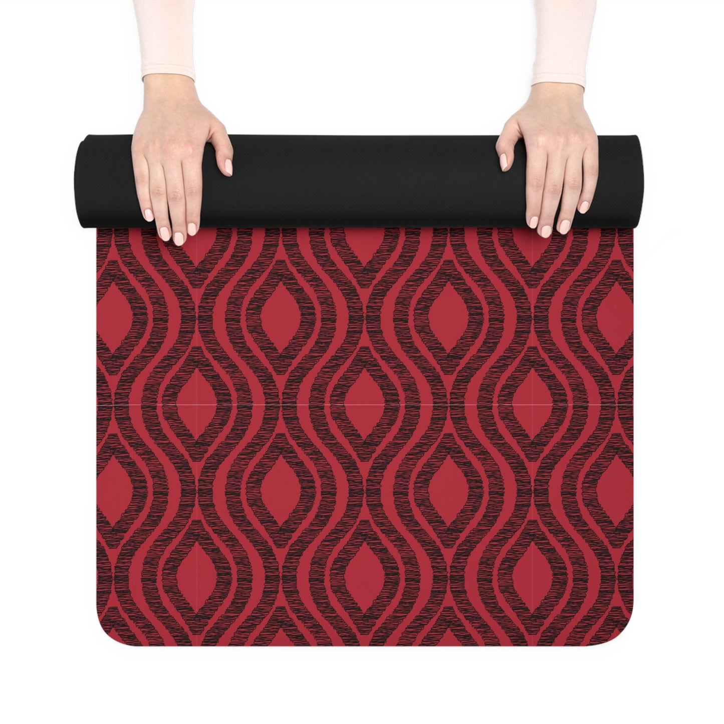 Yoga Mat | Red & Black | Ogee
