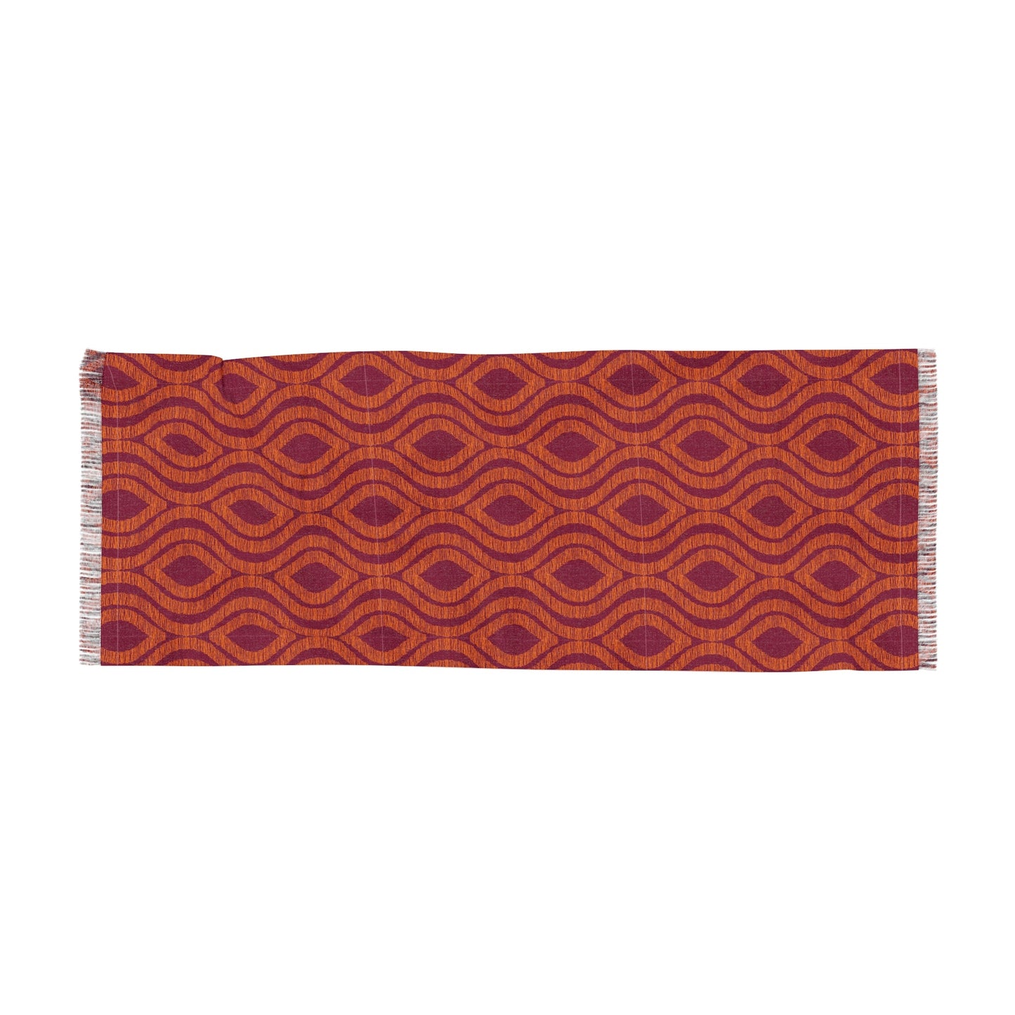 Scarf | Maroon & Orange | Ogee