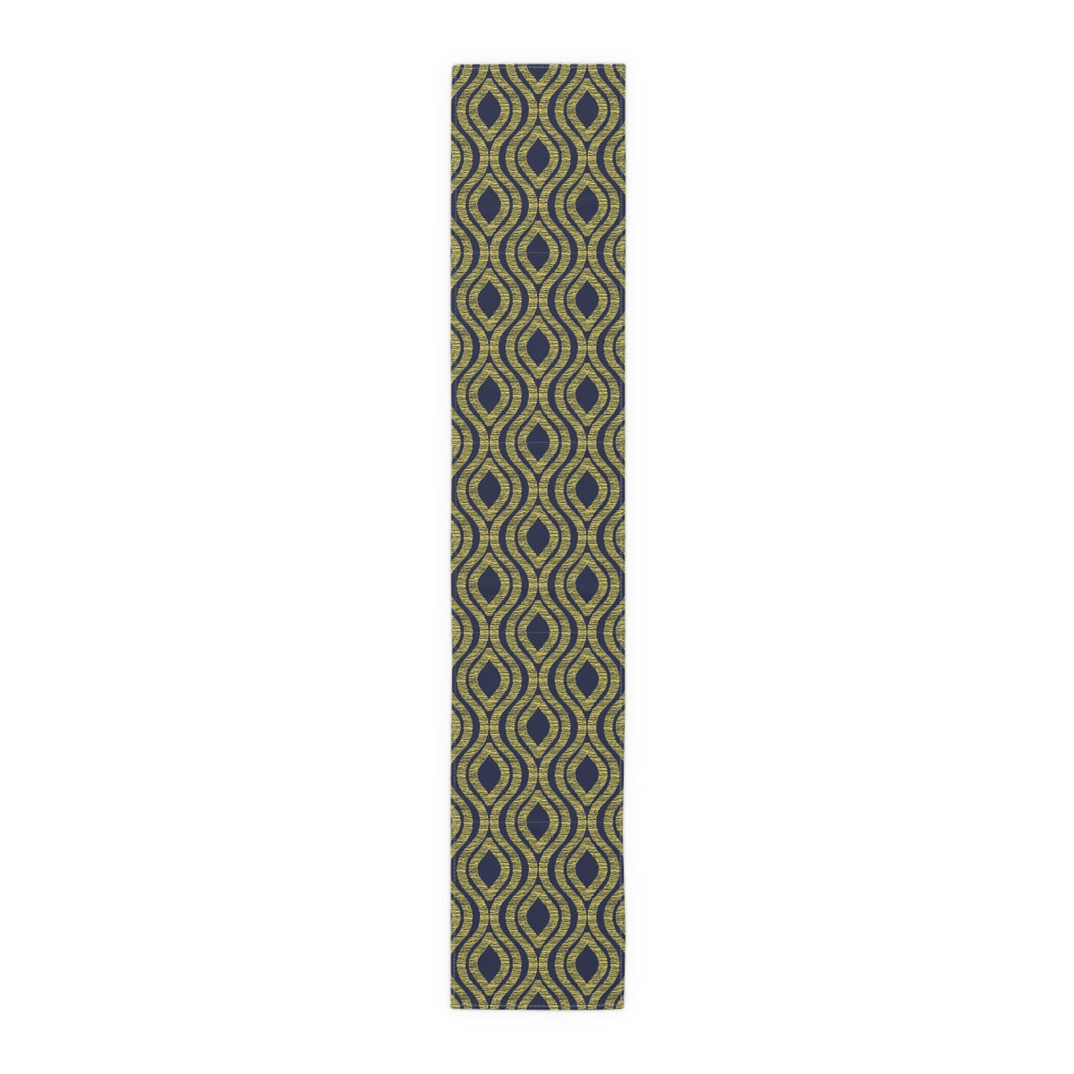 Table Runner | Yellow & Blue | Ogee