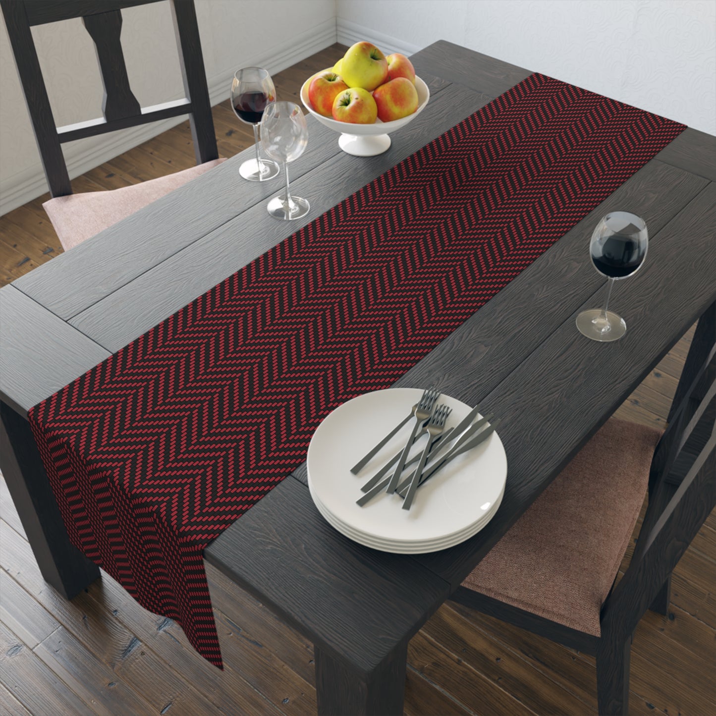 Table Runner | Athens, Georgia | Herringbone