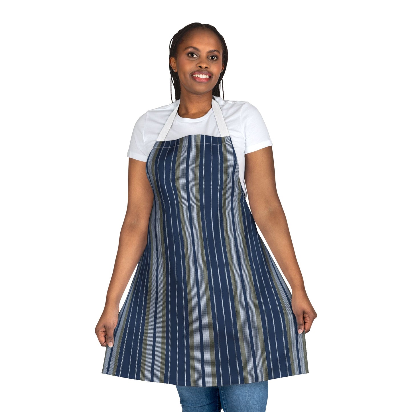 Apron | Gold & Blue | Stripe