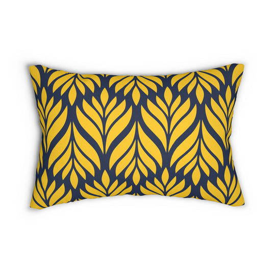 Pillow | Yellow & Blue | Palm