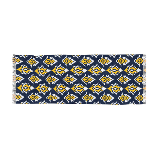 Scarf | Yellow & Blue | Ikat