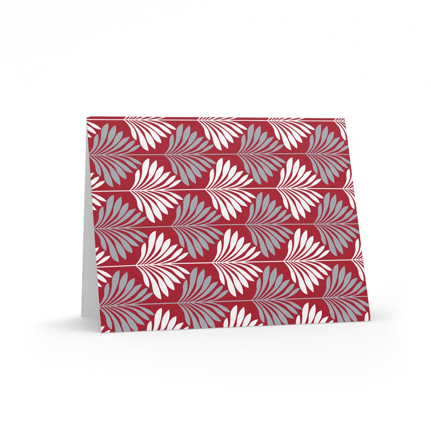 Notecards | Red & Gray | Deco