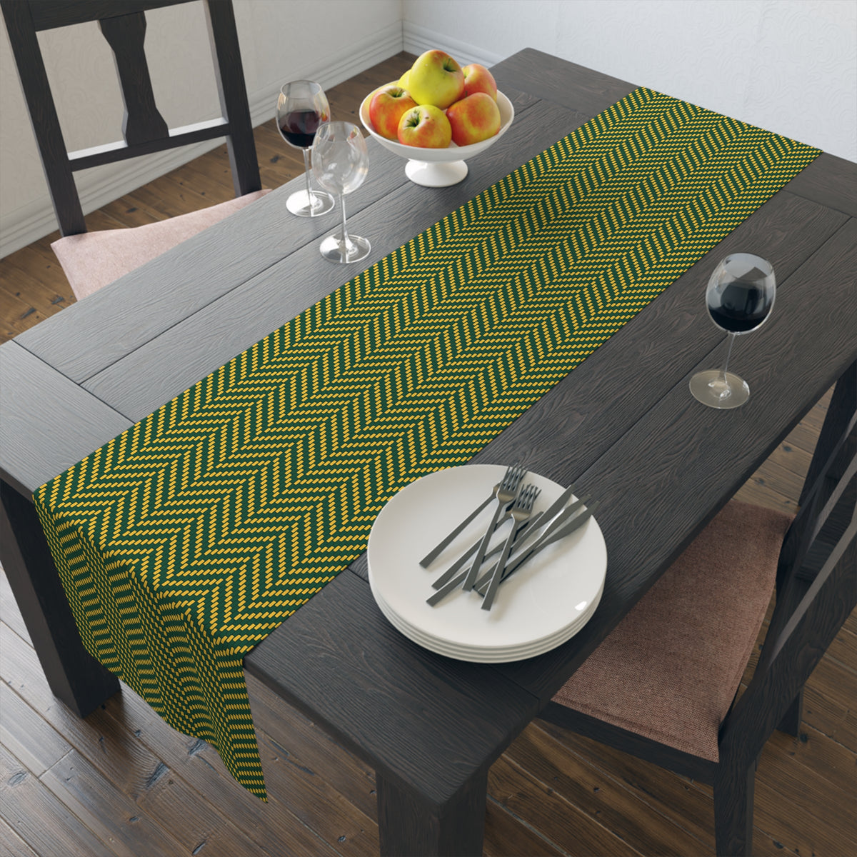 Table Runner | Fairfax, Virginia | Herringbone