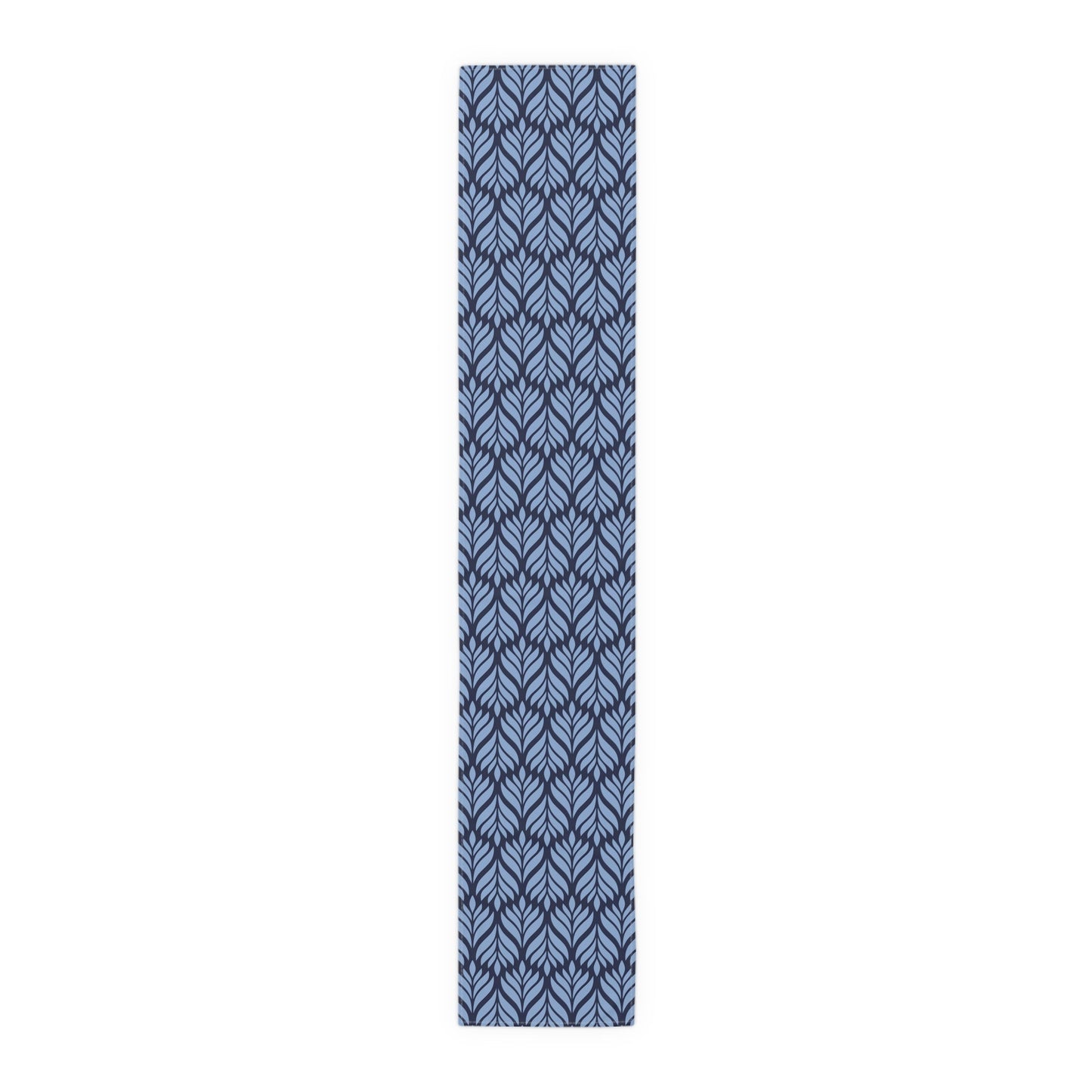 Table Runner | Light Blue & White | Palm