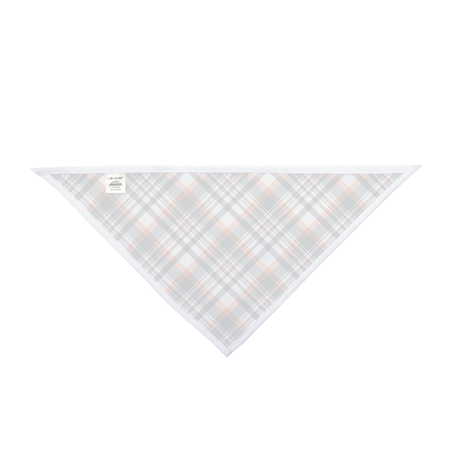 Pet Bandana | Orange & Blue | Tartan