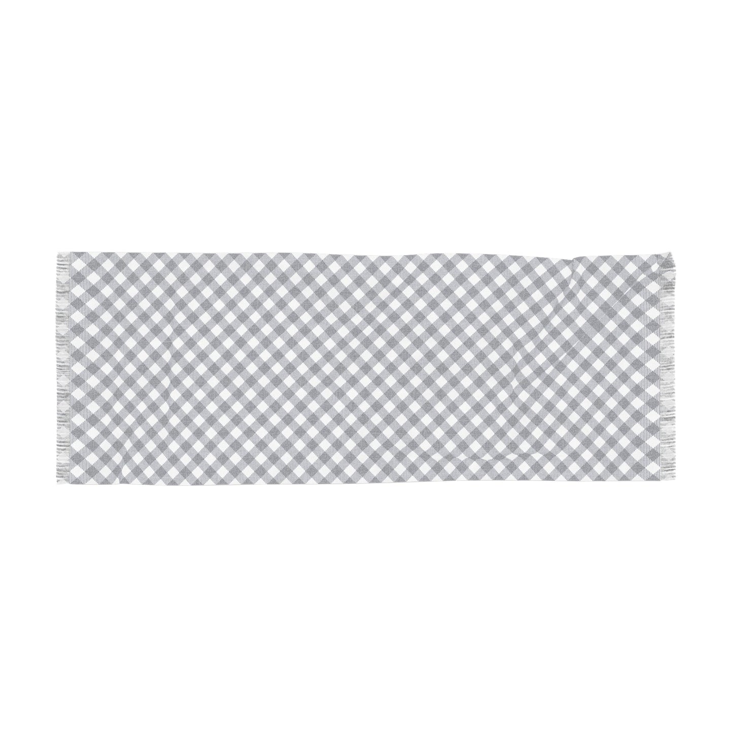 Scarf | Navy & White | Gingham