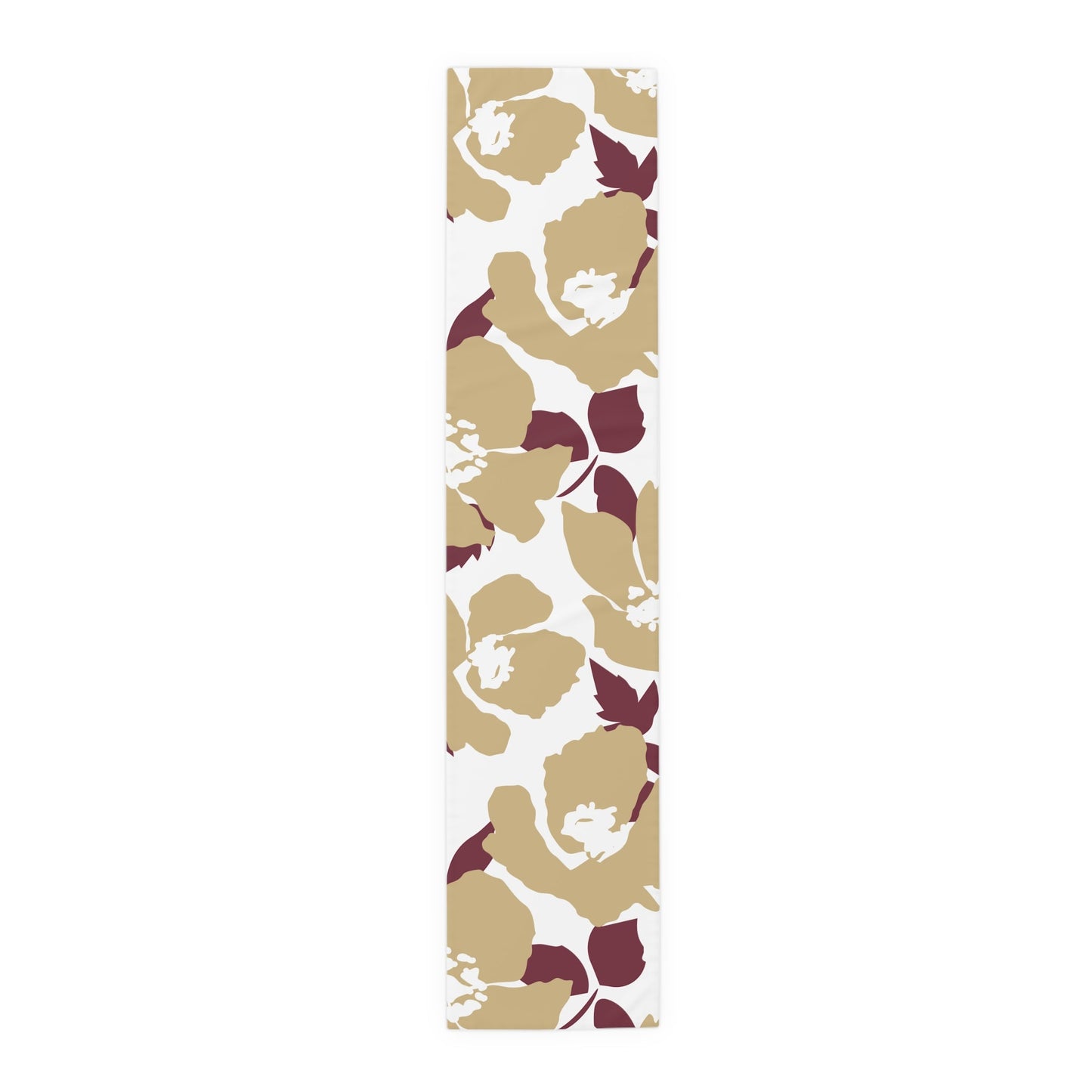 Table Runner | Maroon & Gold | Poppy