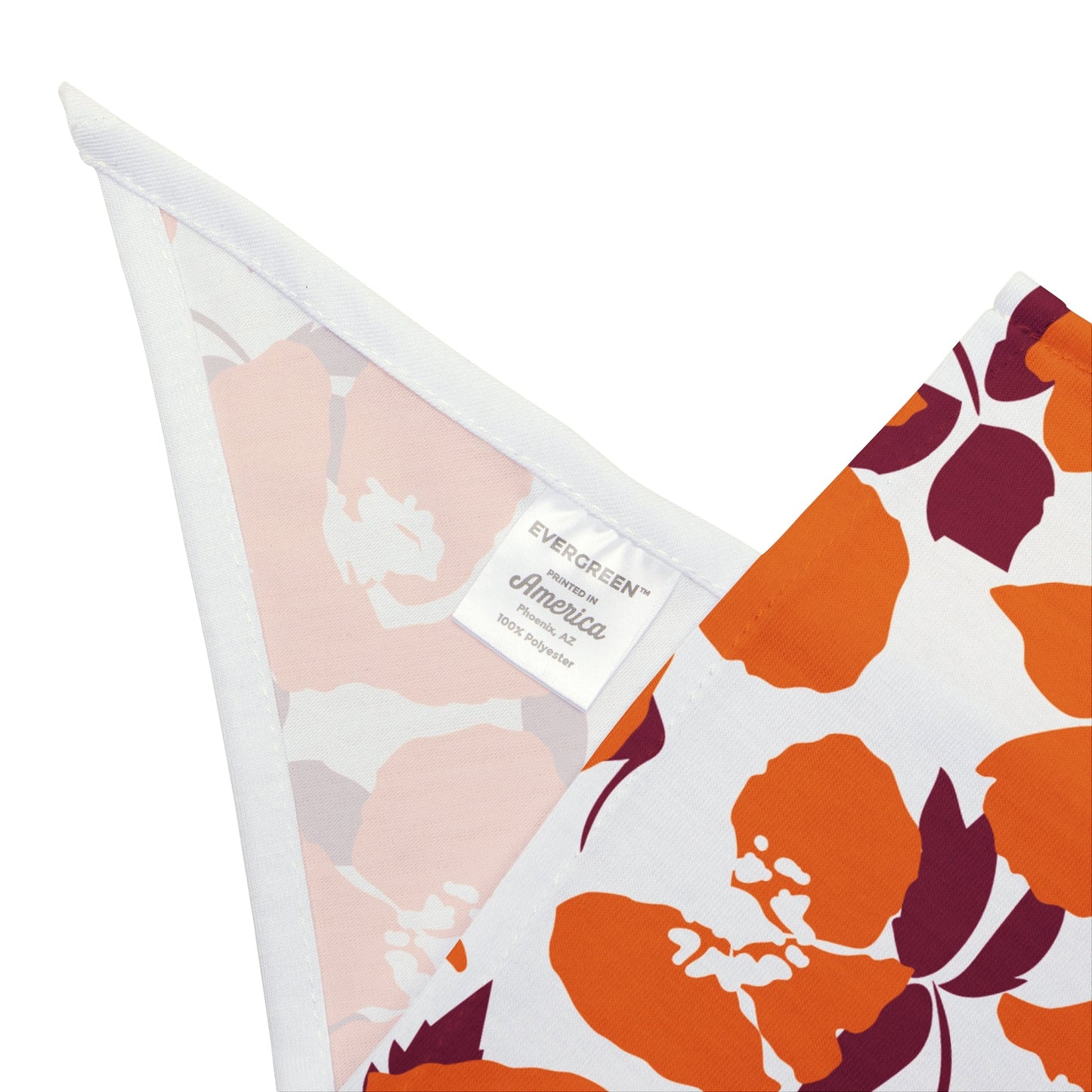 Pet Bandana | Maroon & Orange | Poppy