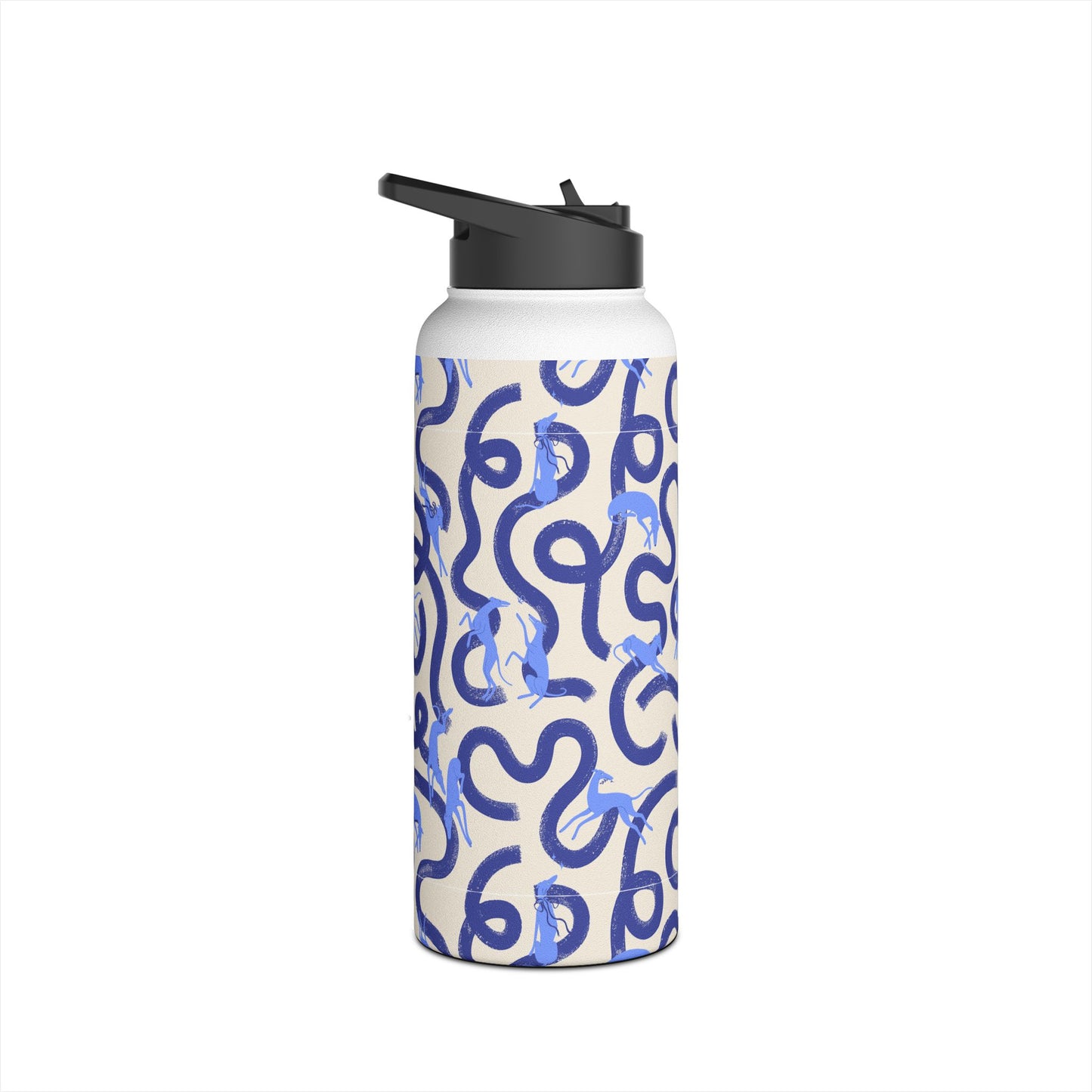 Insulated Water Bottle | Greyhounds | Blue Ribbon