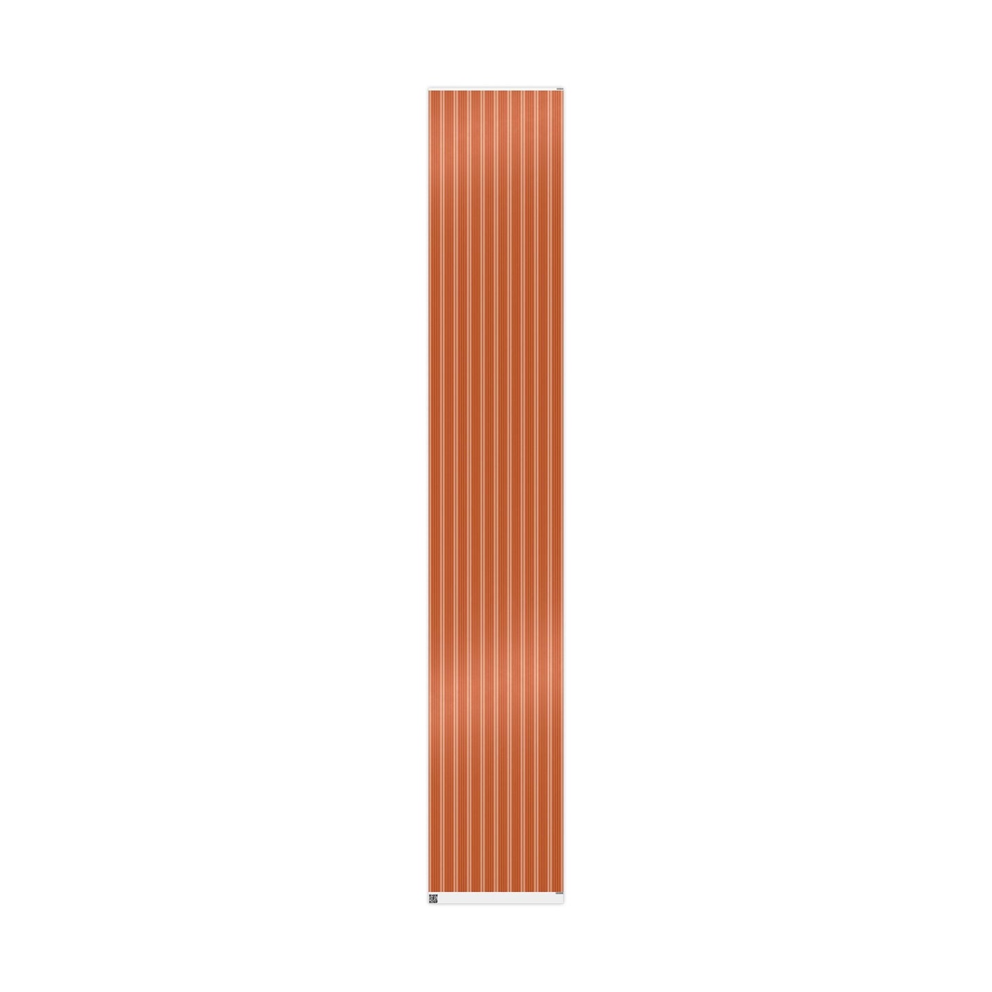 Gift Wrap | Dark Orange & White | Stripe