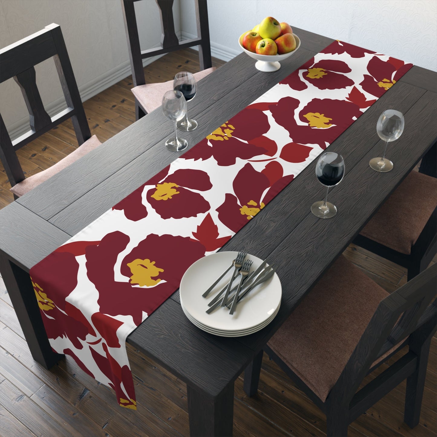 Table Runner | Red & Yellow | Poppy