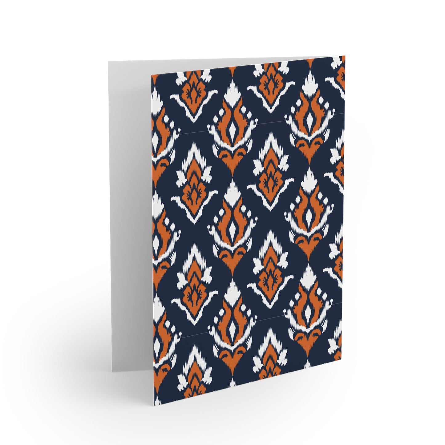 Notecards | Orange & Blue | Ikat