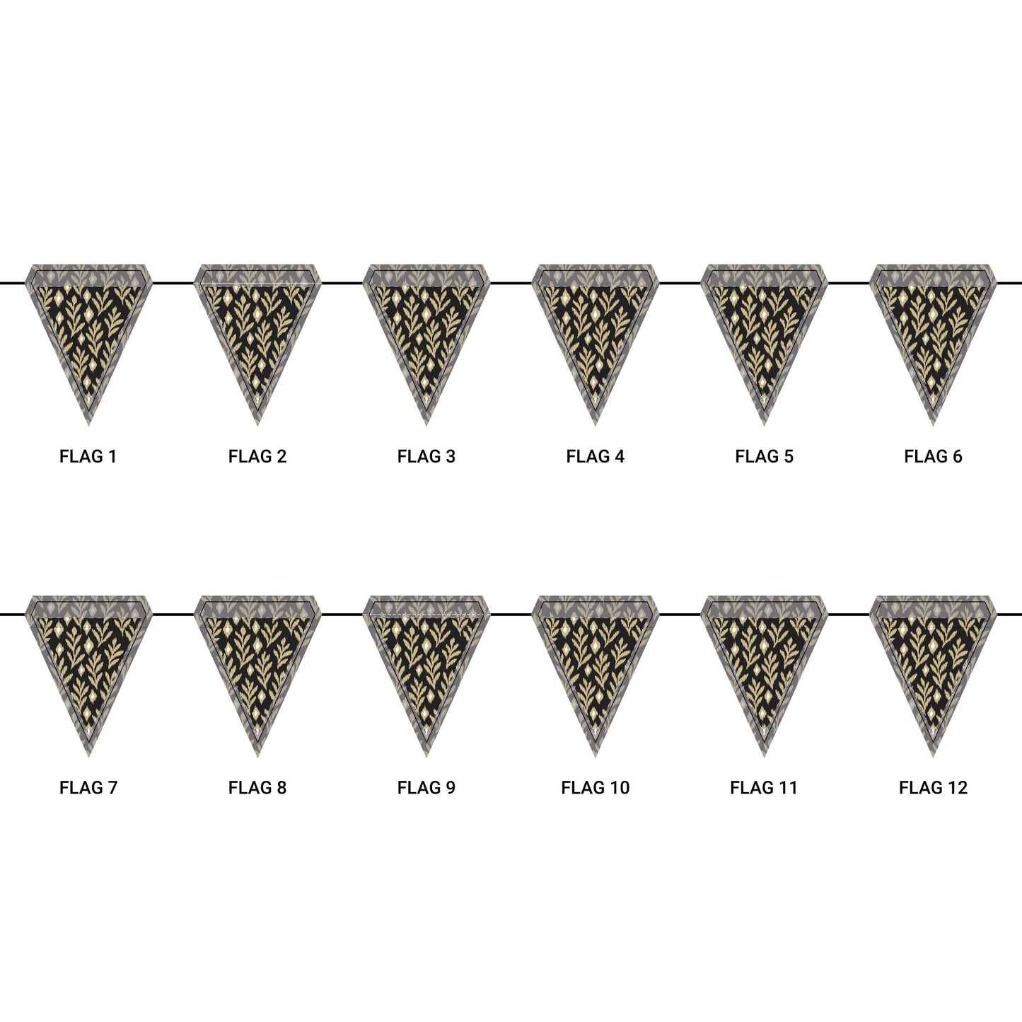 Flag Garland | Winston Salem, North Carolina | Laurel