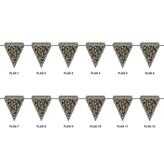 Flag Garland | Winston Salem, North Carolina | Laurel