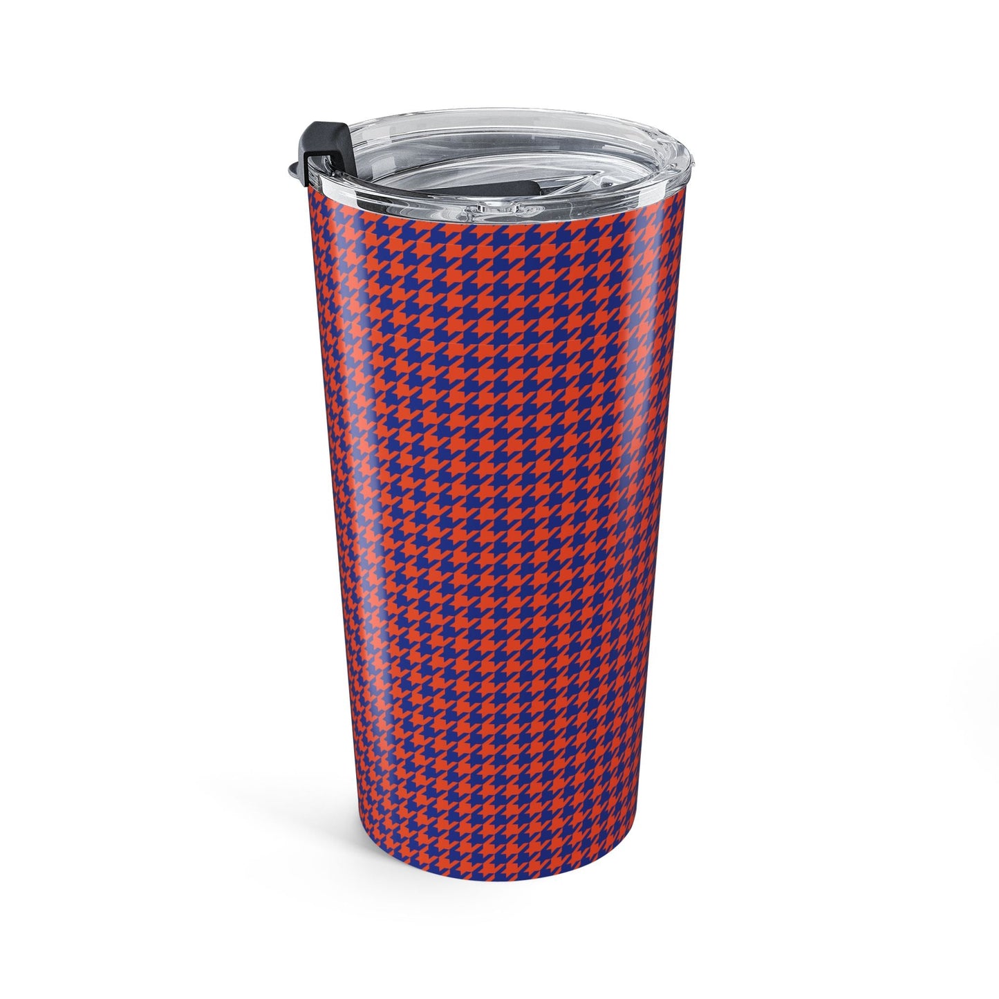 Tumbler | Bright Blue & Orange | Houndstooth