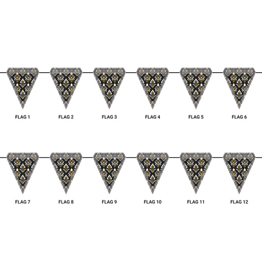 Flag Garland | Winston Salem, North Carolina | Ikat