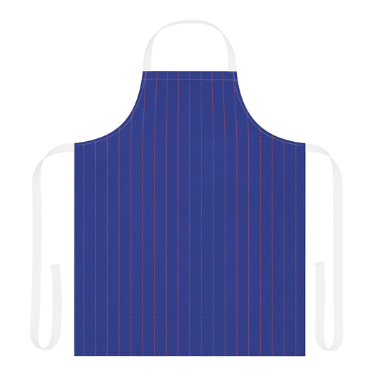 Apron | Bright Blue & Orange | Pinstripe