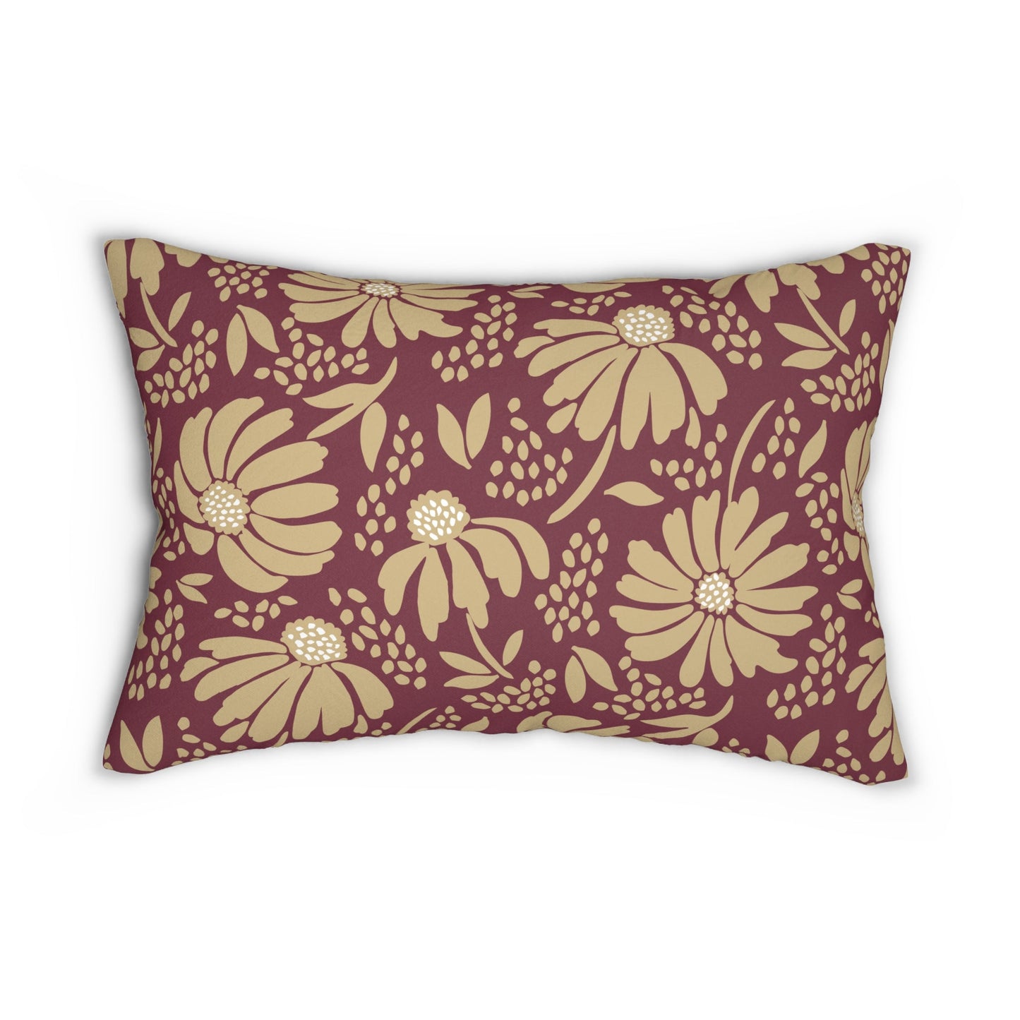Pillow | Maroon & Gold | Bellis