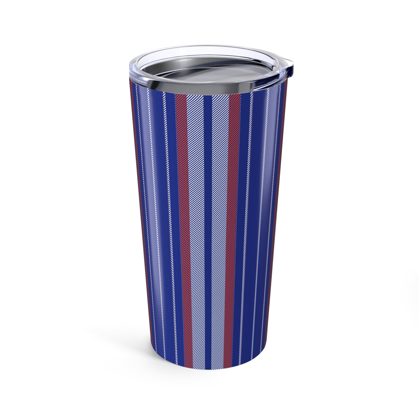 Tumbler | Bright Blue & Orange | Stripe