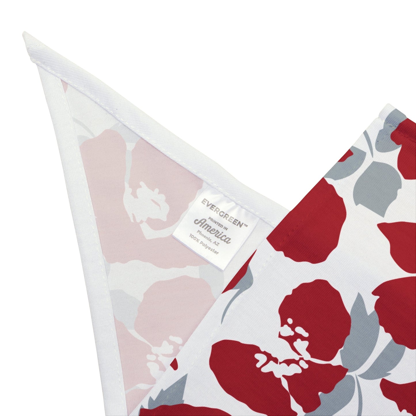 Pet Bandana | Red & Gray | Poppy