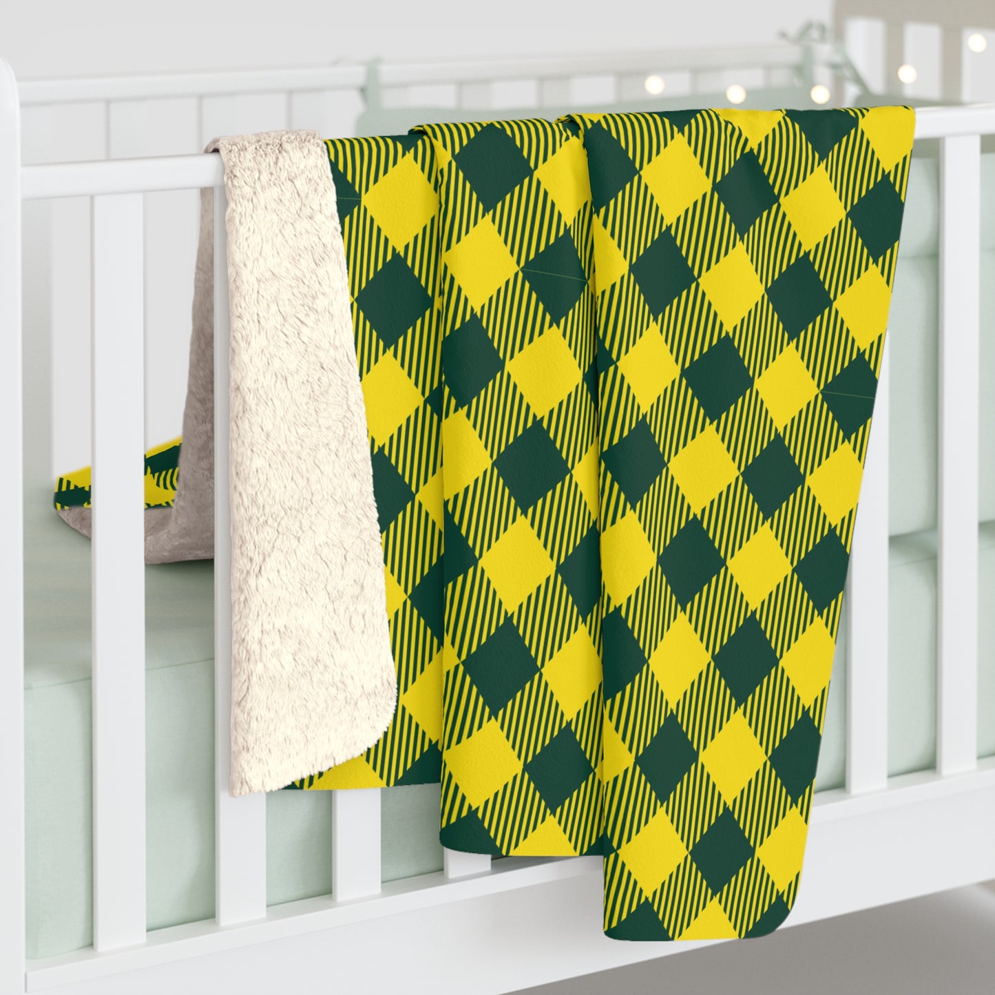 Sherpa Blanket | Eugene, Oregon | Gingham