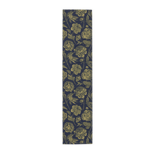 Table Runner | Notre Dame, Indiana | Peony