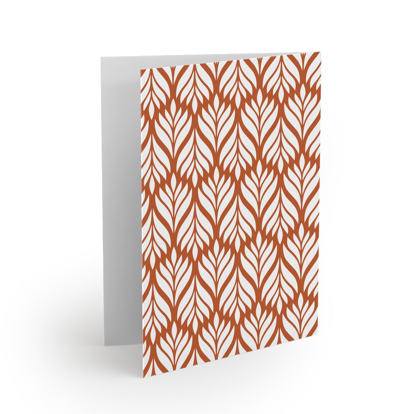 Notecards | Dark Orange & White | Palm