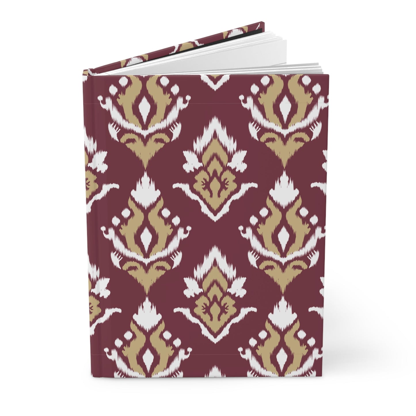 Journal | Maroon & Gold | Ikat