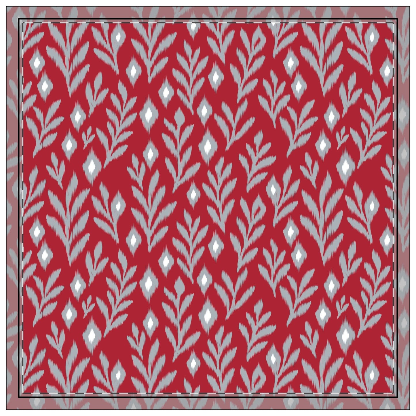 Napkins | Red & Gray | Laurel