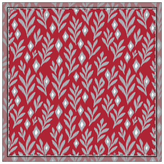 Napkins | Red & Gray | Laurel