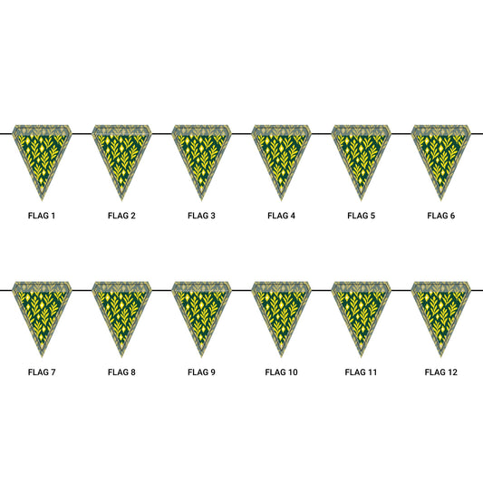 Flag Garland | Eugene, Oregon | Laurel