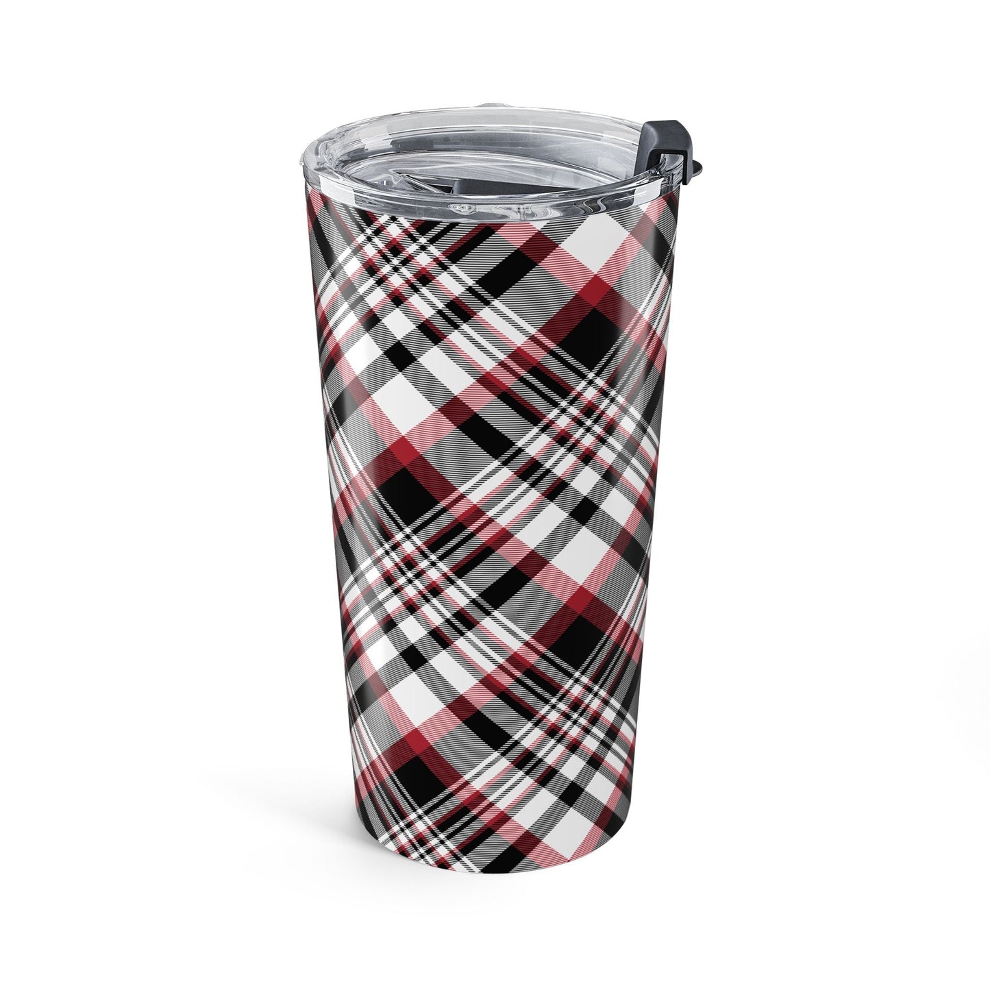 Tumbler | Red & Black | Tartan