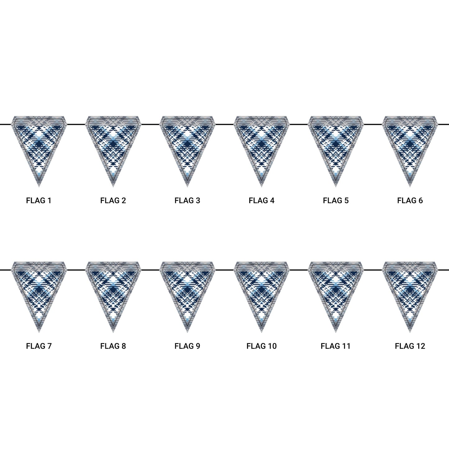Flag Garland | Chapel Hill, North Carolina | Tartan