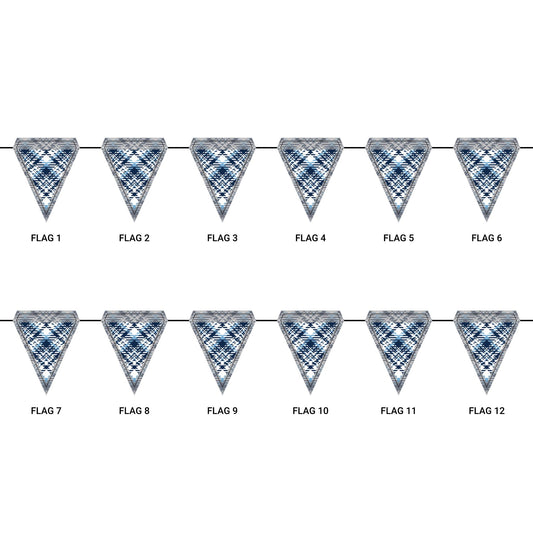 Flag Garland | Chapel Hill, North Carolina | Tartan