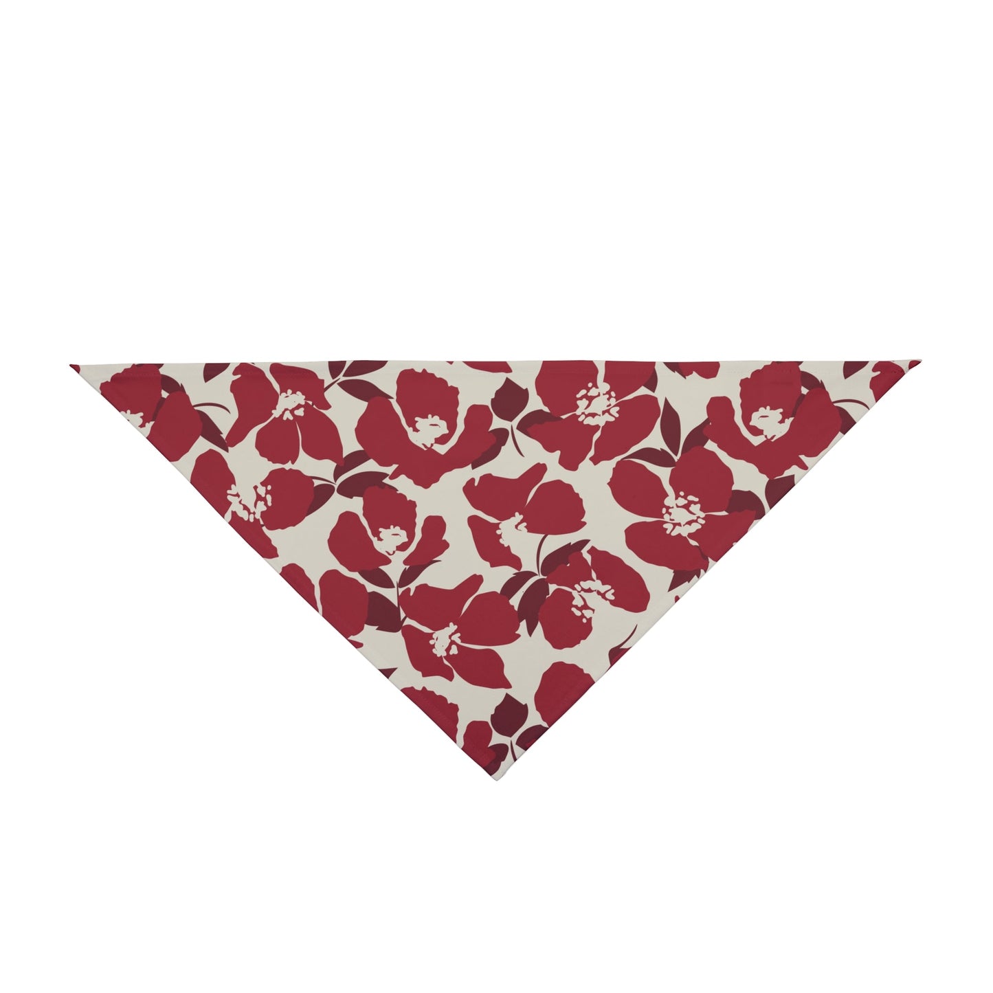 Pet Bandana | Maroon & White | Poppy