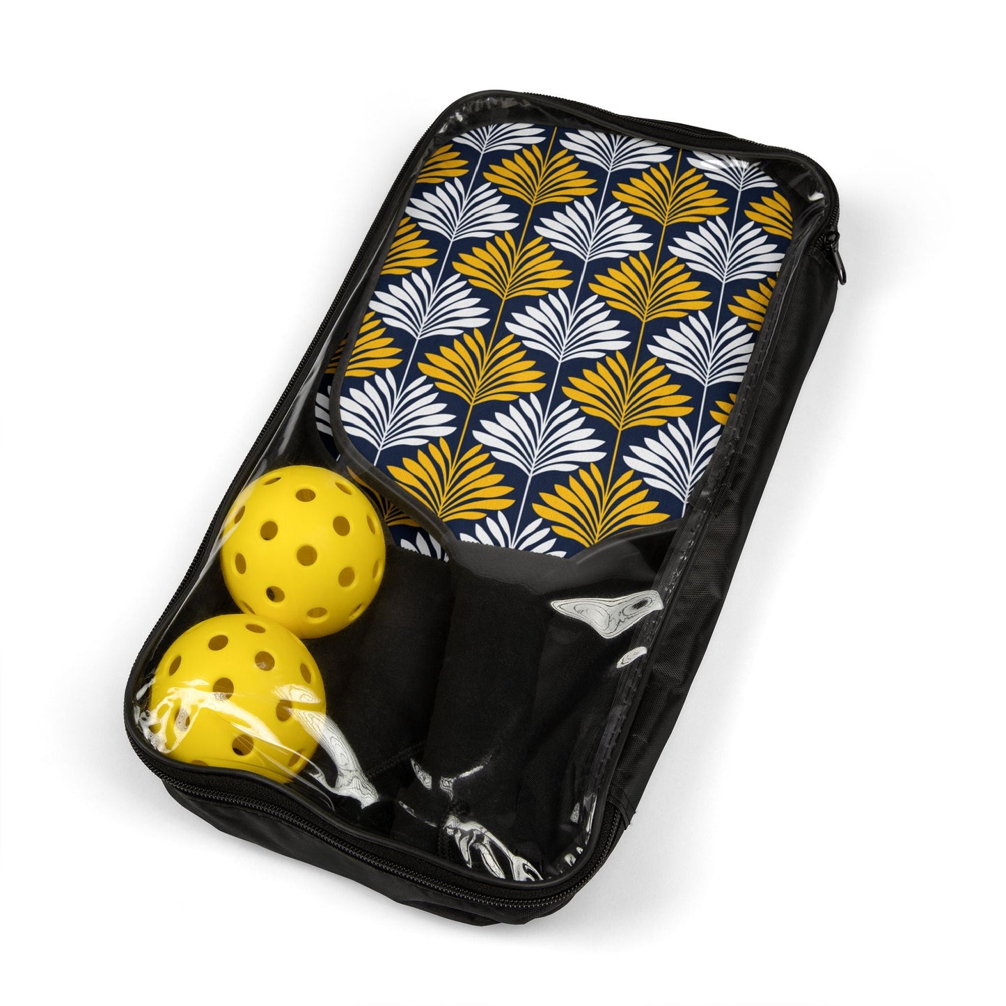 Pickleball Paddle Kit | Yellow & Blue | Deco