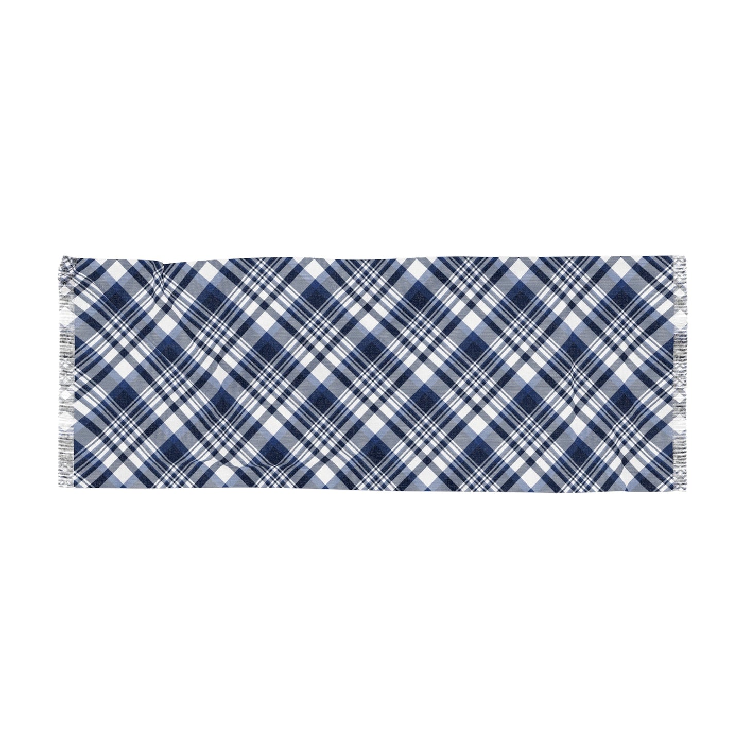 Scarf | Navy & White | Tartan