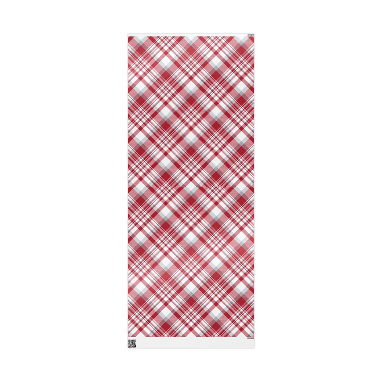 Gift Wrap | Red & Gray | Tartan